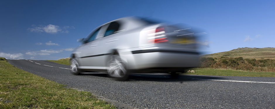 car on the road